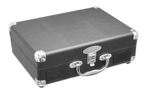 PYLE PVTT2UGR Retro Belt-Drive Turntable with USB-to-PC Connection with Built-In Rechargeable Battery (Gray) N7