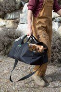 Firewood Carrier with Shoulder Strap Designed for Easier Loading of Large Loads with Less Debris on You and Your... N9