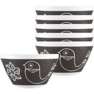 Pyrex Vintage Charm 6-Piece Opal Glass Mixing Bowl Set N2