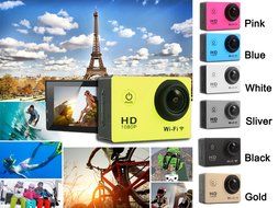 CXTX WIFI Wireless Mini 1080P HD 30-Meter Waterproof Sports DV Full 2.0&quot; LCD 170&deg; Wide Angle Lens Video outdoor... N5