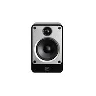 Q Acoustics Concept 20 Gloss Black Bookshelf Speakers with QED Silver Anniversary XT Speaker Cable Pair 6.5 Feet...