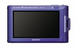 Sony Cyber-shot DSC-TX1/L 10MP "Exmor R" CMOS Digital Camera with 3-inch Touch-Screen LCD (Blue) N6