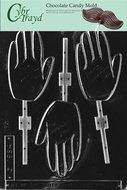 Cybrtrayd K027 The Hand Lolly Kids Chocolate Candy Mold by Mifgash, LLC, T/A CybrTrayd