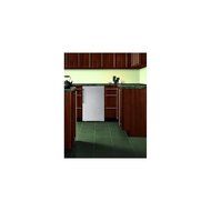 Summit CM421BLBIDPL: 20&quot; wide built-in refrigerator-freezer with a lock, diamond plate door, towel bar handle...