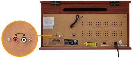 Pyle Home PTCDS7UIW Retro Vintage Turntable with CD/MP3/Casette/Radio/USB/SD, Aux-In and Vinyl-to-MP3 Encoding... N8