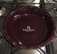 Emile Henry Figue 9 " Ceramic Pie Baking Dish ~ Fine French Bake-ware