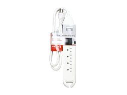 Belkin 6-Outlet Power Strip with 5-Foot Right-Angled Power Plug (F9P609-05R-DP) N8