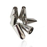 Ecoolbuy 6PCS Cake Nozzle Tip Pudding Cookies Ice Cream Decorate Stainless Steel Set N8
