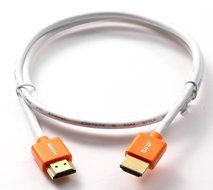 HDMI Cable 10 feet - IBRA Ultra Slim High Speed HDMI Cable with Ethernet ARC CEC - Supports 4K 2160p, HD 1080p... N4
