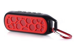 SNEED-Outdoor sports waterproof and shockproof wireless Bluetooth speakers , red