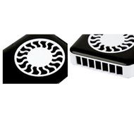 Wensltd Portable Handheld USB Fan Air-Circulator Rechargeable Battery Mini Cooler (White) N6