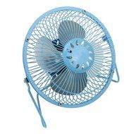 Starsource Adjustable Four Fan Blade 4 Inch USB Mini Desktop Fan With ON/OFF Switch ( Green ) N7