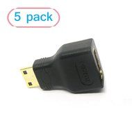 Famale to Male Adapter HDMI to Mini HDMI Adapter (5 Pack) N3