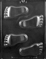 BABY FOOT LOLLY Chocolate Candy Mold Soap -set of 2