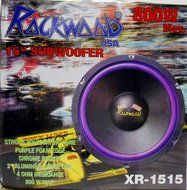 ROCKWOOD XR-1515 15" CAR/HOME/DJ SUBWOOFER