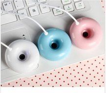 LOHOME USB Mist Maker, Mini Portable USB Donut-shaped Floating Humidifier Aroma Diffuser Air Purifier Humidifier... N8