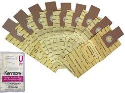 9 Genuine Kenmore U Bags 54322; 50688, 50690, Type O