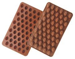 BleuMoo Coffee Bean Silicone Mould Cake Chocolate Jelly Candy Soap Baking Mold N3