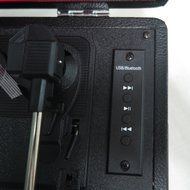 Timestorm XR-636RP Belt-Drive 3-Speed Portable Stereo Bluetooth Turntable N2