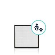 Alen BreatheSmart FIT50 Customizable Air Purifier with HEPA-Pure Filter for Allergies and Dust (White, 1-Pack) N36