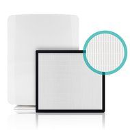 Alen BreatheSmart FIT50 Customizable Air Purifier with HEPA-Pure Filter for Allergies and Dust (White, 1-Pack) N40