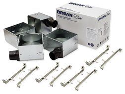 Broan QTXR000HL Fan &amp; Light Housing Pack with Hanger Bar System