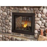 See Thru Clean Face Fireplace with Logs - Natural Gas