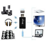 YETOR 3.5mm Portable Stereo Audio Wireless Bluetooth Transmitter for TV, iPod, MP3/MP4,USB Power Supply N3