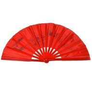 Chinese Kung Fu Tai Chi Fan Arts Dance/Practice Performance Bamboo Folding Fan (Dragon And Phoenix blue background) N38