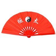 Chinese Kung Fu Tai Chi Fan Arts Dance/Practice Performance Bamboo Folding Fan (Dragon And Phoenix blue background) N39