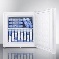 Compact All-Freezer, Manual Defrost With A Lock - White