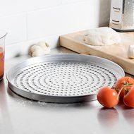 American Metalcraft A4015SP 15" x 1" Super Perforated Standard Weight Aluminum Straight Sided Pizza Pan