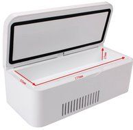 P&amp;R Portable Insulin Cooler 2-8&deg;C Refrigerated USB Small Box Drug Reefer Car refrigerator N3