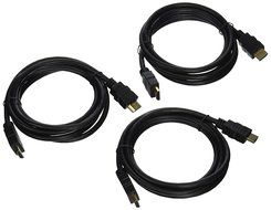 C&amp;E 5 Pack High Speed HDMI Cable with Ethernet 8 Feet, Supports 3D and Audio Return, CNE620732 N3