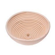 Supershopping 8 inch Bread Dough Proofing Basket Set with Free Linen Liner,Round Shape N6