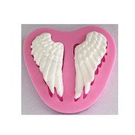 Genenic Wedding Chocolate Fondant Mold Angel Wings Mould Cake Decorating N2