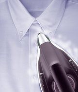 Rowenta DG8520 Perfect Steam 1800-Watt Eco Energy Steam Iron Station Stainless Steel Soleplate, 400-Hole, Purple N7
