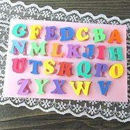 Tint Capital Letter Shaped Bake fandant cake mold,L10cm*W6.5cm*H0.7cm