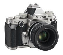 Nikon Df 16.2 MP CMOS FX-Format Digital SLR Camera with AF-S NIKKOR 50mm f/1.8G Special Edition Lens (Silver) N6