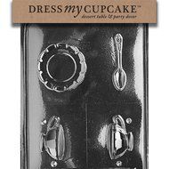 Dress My Cupcake DMCD078SET Chocolate Candy Mold, Tea Cup, Set of 6