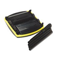 Rubbermaid Commercial Executive Series Galvanized Steel Floor and Carpet Sweeper N12