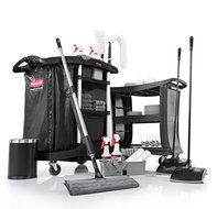 Rubbermaid Commercial Executive Series Galvanized Steel Floor and Carpet Sweeper N13