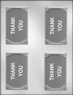 CK Products "Thank You" Business Card Chocolate Mold