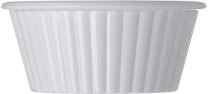 Carlisle 084302 SAN Fluted Ramekin, 1 oz Capacity, White (Case of 48) N2