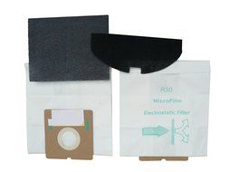 5 Hoover R30 Allergy Vacuum BAG + 2 Filters, Canister Vacuum Cleaners, 40101002, S1361, Type R30 Bags