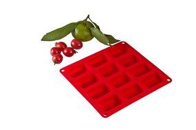 Silicone Petite Loaf Baking Pan / Soap Mold by Backen - 12 Mini-Loaf 100% FDA Approved Food Grade Silicone