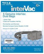 Y11-5 Genuine InterVac Vacuum Cleaner Dust Bags for CSRM Models