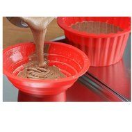 Generic Silicone Jumbo Giant Big Top Birthday Cupcake Cup Cake Mould Bake Baking Maker 3D Mold-79 3pcs