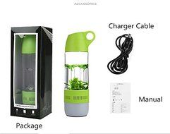 Coeuspow Waterproof Outdoor Bicycle Bottle Bluetooth Speaker,400ml Bottle Bluetooth 4.0 Speaker 2 in 1 ,Support... N5