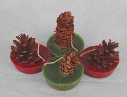 GIFT SET - Fireplace Hearth Woodstove Fire Starter Collection - BRONZE TUB SAMPLER w GLOVES N3